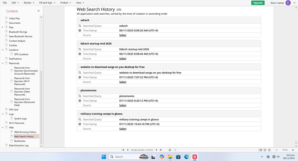 elormkdaniel's tweet image. Imagine this…
You committed an offense, panicked, and rushes online searching for “how to clean evidence at a scene,” “how to hide digital footprints,” and all sorts of “tips &amp;amp; tricks.”

After reading all that, You confidently clear your browsing history, search history, tabs,…