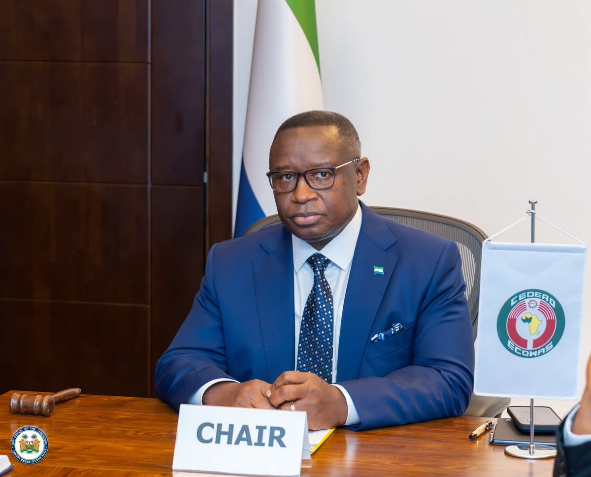 "As outlined in the ECOWAS Communiqué of yesterday's virtual summit of fellow Heads of State and Government, I am pleased to confirm the release of President Umaro Embalo Sissoco of Guinea-Bissau, who is currently in Senegal. "

H.E Julius Maada Bio