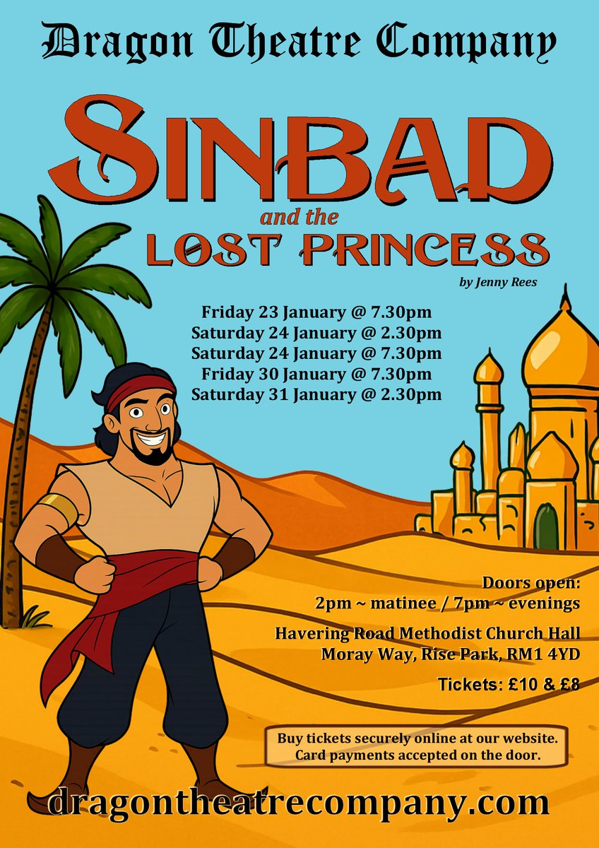 DragonThCo's tweet photo. Ahoy there, shipmates, it’s time to… Cheer the Goodies! Boo the Baddies!
Our full of fun, traditional pantomime for January 2026: https://t.co/km7LtoVgX5