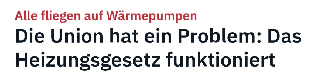 Wie wäre es mit einem #DankeHabeck?
Ach, geht ja nicht. Würde Anstand erfordern, der bei der Union fehlt.