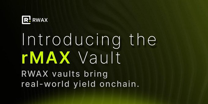 MoonKing___'s tweet image. Another interesting vault from @The_RWAX I'm looking forward to is the rMAX vault

There will be weekly paying covered call income on some great US large-cap equities

Imagine being able to get yield from an Index of stuff like NVDA onchain, all thanks to $RWAX