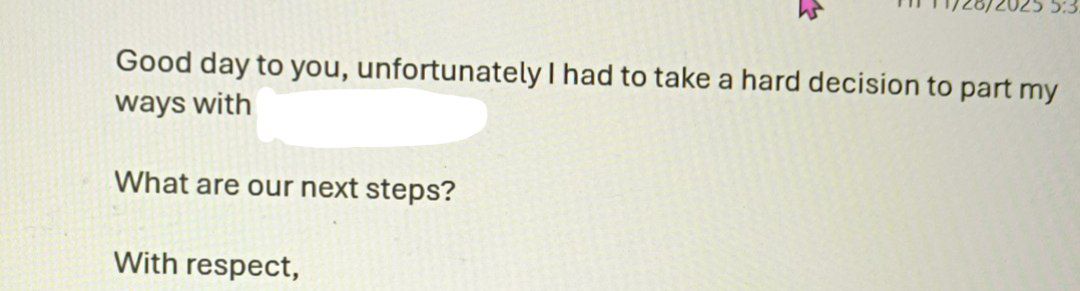 Bitch wasn't joking btw 

(Also yeah I know it's "make" not "take" I was kinda stressed when was texting it)