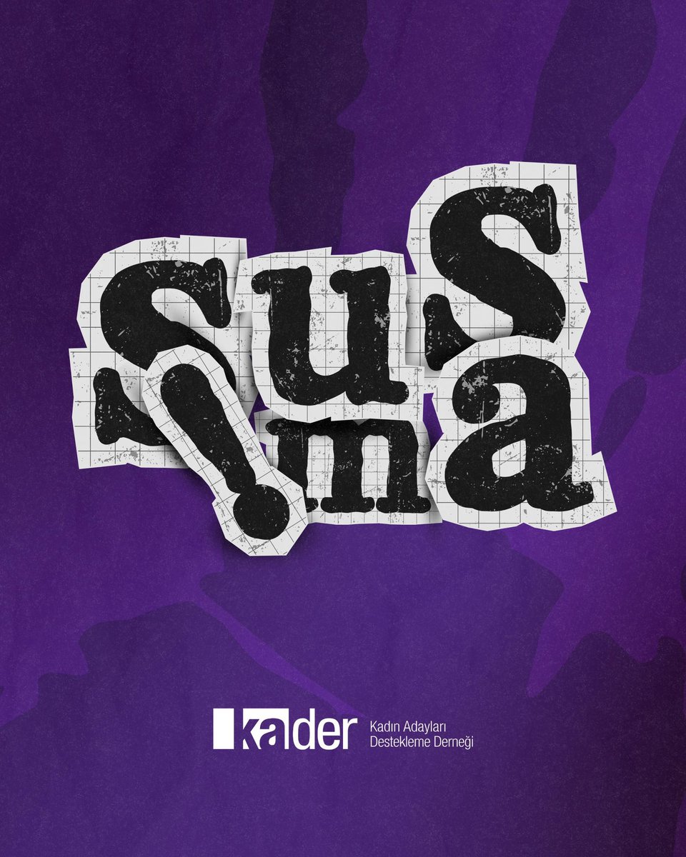 Kadına yönelik şiddet, temel insan hakları ihlali ve toplumsal cinsiyet eşitsizliğinin en ağır sonucudur. Bu sorun münferit değil, sistematiktir ve çözümü topyekun bir mücadeleyi gerektirir.

Bu yüzden “SUSMA.”
Biz susmuyoruz.
Eşitlik için, yaşam hakkı için, kadınlar için
