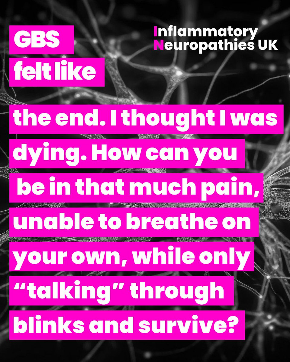 InflamNeuroUK's tweet image. &quot;and I did survive, but the memories of that time will last for the rest of my life. #GBS was pure physical and mental trauma. I don&apos;t understand how more people don&apos;t know about it, how people don&apos;t worry every time they get a bug or fall ill that it might happen to them.&quot;