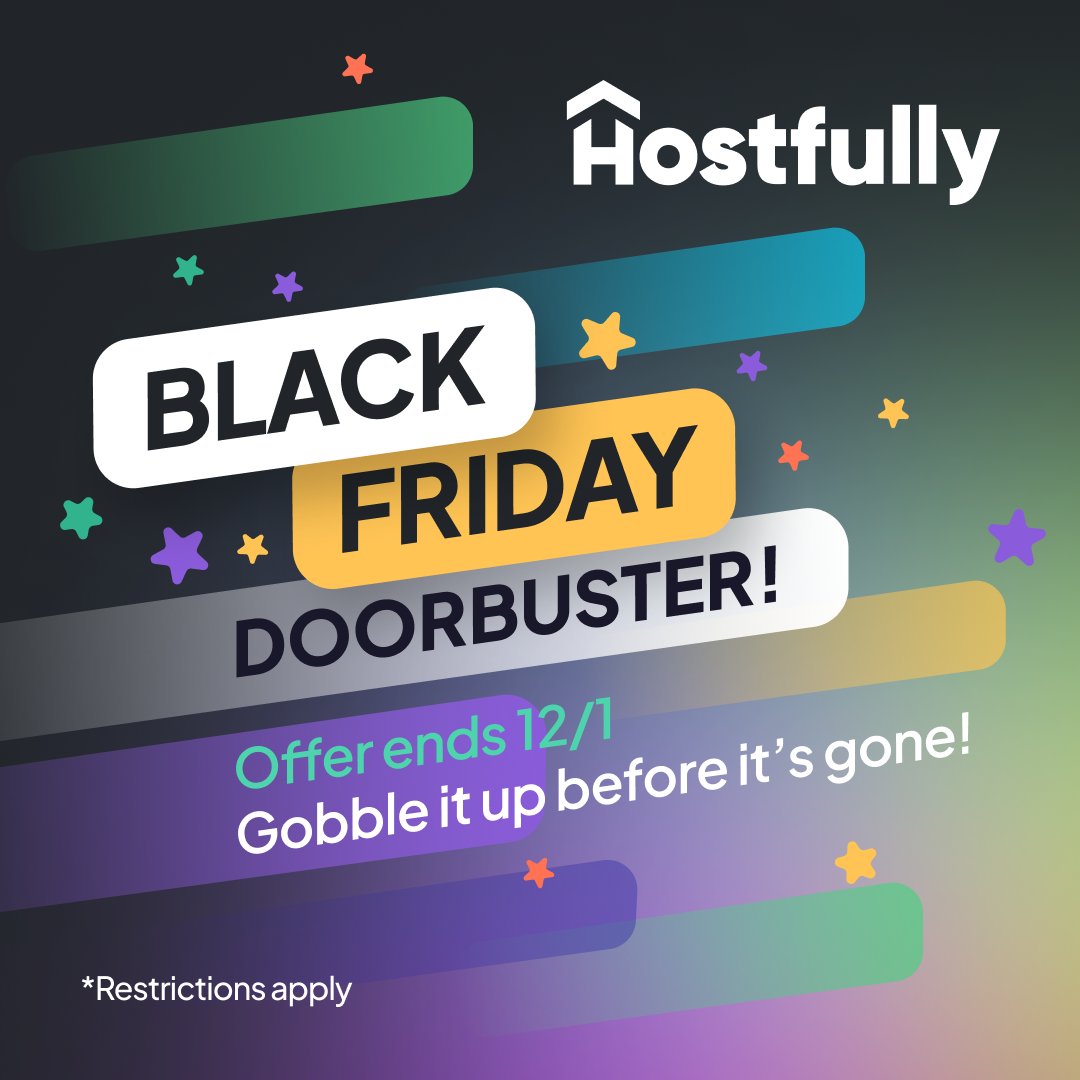 It’s Black Friday, and doorbuster deals are still here! And we’re not just talking discounts, we’re talking FREEBIES! Get FREE onboarding, guidebooks, and devices for a year when you sign up for our PMS. 💸

Hurry now and mention “Black Friday” when you book a demo! 🎉