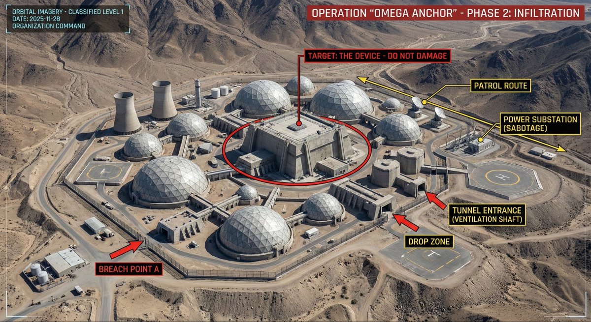 emollick's tweet image. Nano banana pro excels at fictional scenarios. 

“Give me the general assembly diagram
 for The Device (run with it)”

“A photo of The Device, taken hastily by a secret agent”

“A satellite photo of The Facility, taken by The Organization &amp;amp; plan”

“Operational status report”