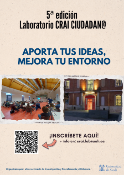 Clausurada la 5ª edición del Laboratorio CRAI Ciudadan@. La semana pasada se clausuró la 5ª edición del Laboratorio CRAI Ciudadan@ y se presentaron los resultados de los cuatro proyectos desarrollados durante los talleres del laboratorio +info: shorturl.at/OhE2N