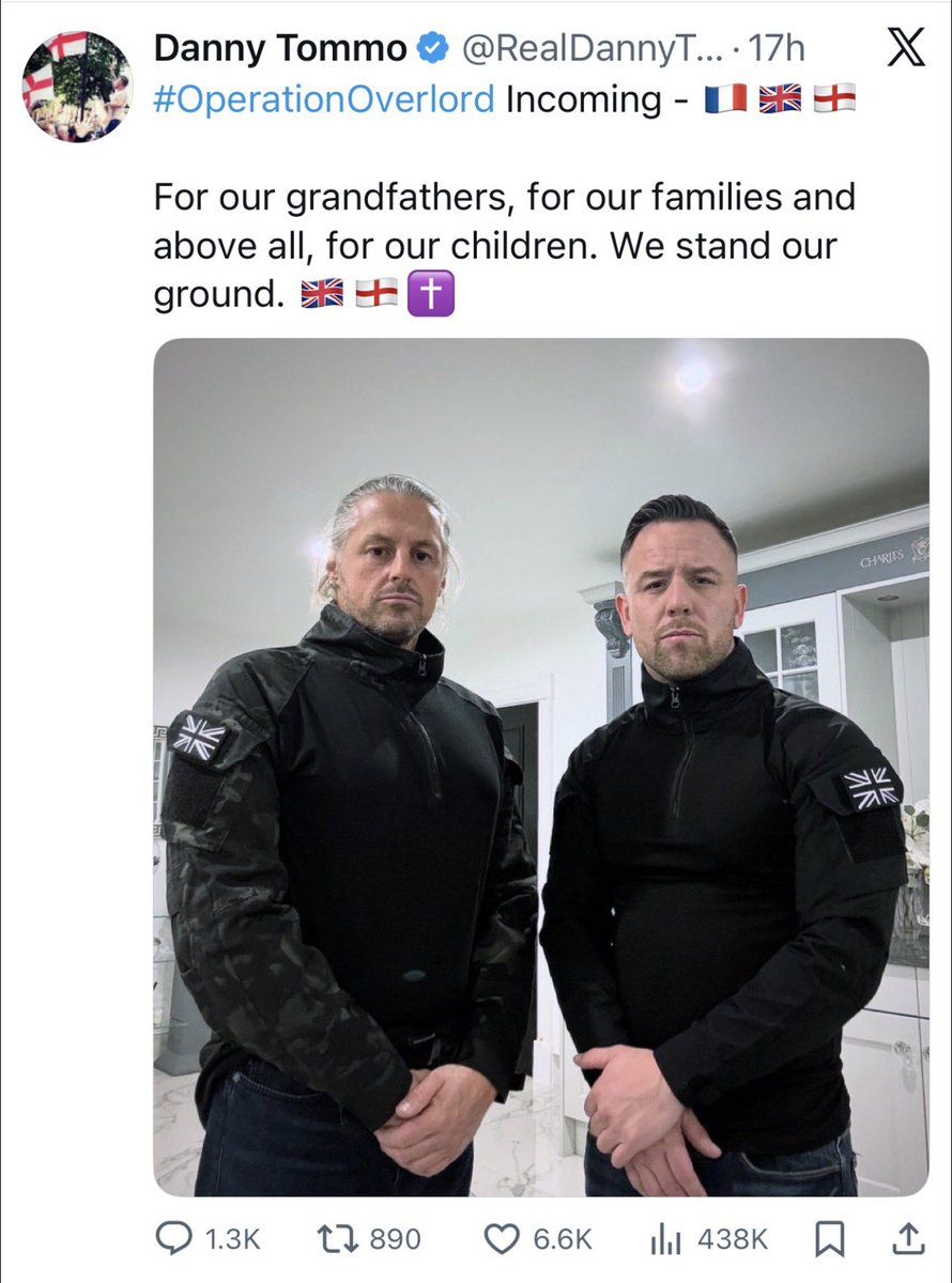 ProperBadger's tweet image. Jesus. Someone save us from these cosplay commandos.