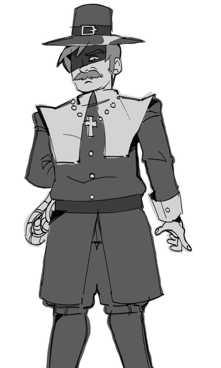 zinnvik's tweet image. #hauntedhotelfanart #hauntedhotelpriest #hauntedhotelnathan