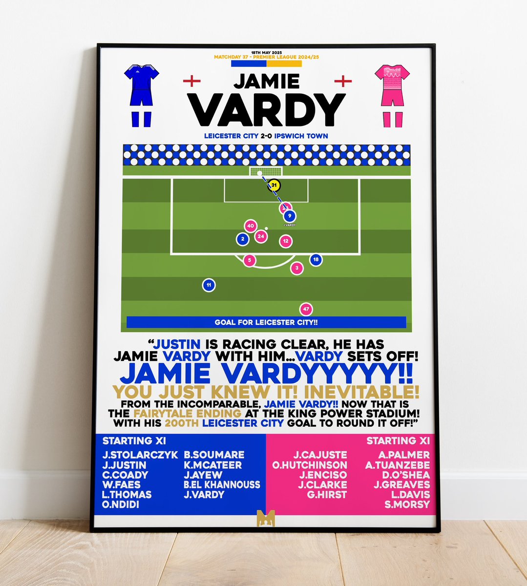 FosseHub's tweet image. 🦊🎁 | FOXES PRINT GIVEAWAY!: 

🤝 We’ve teamed up with @MezzalaDesigns for Xmas, to give the chance of winning any Leicester City Framed Print on their site!🔵🦊

How to enter:

🔄RT this post 
✅Follow @FosseHub &amp;amp; @MezzalaDesigns 
🏷️Tag a Friend

#LCFC
