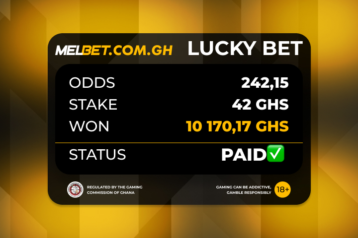 MelbetGhana's tweet image. 💥 HIGHEST ODDS OF THE WEEK 💥
Our players turned HUGE odds into MASSIVE payouts! 💰
Think you can top these wins? Let’s see! ⚡️

Increase #WelcomeBonus up to 2700 GHS with #PromoCode 👉🏾 MELXGH

#Melbet #BigWins #HighOdds #TopBets #WinningWeek #BetBigWinBig