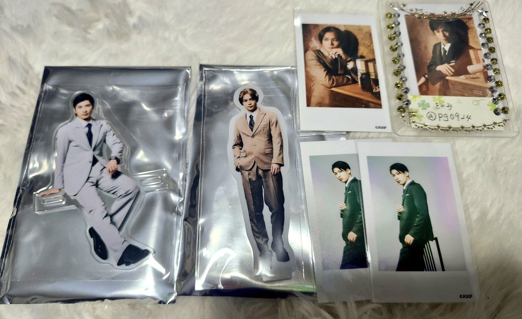 pg0924's tweet image. 【交換希望】舞台ジョーカーゲームⅢ　ジョカステ　アクスタ　フォトカ　特典
《求》田崎&amp;gt;定価
《譲》福本、小田切、波多野
30日マチネ前後現地にてお取引可能。お気軽にお声がけください。