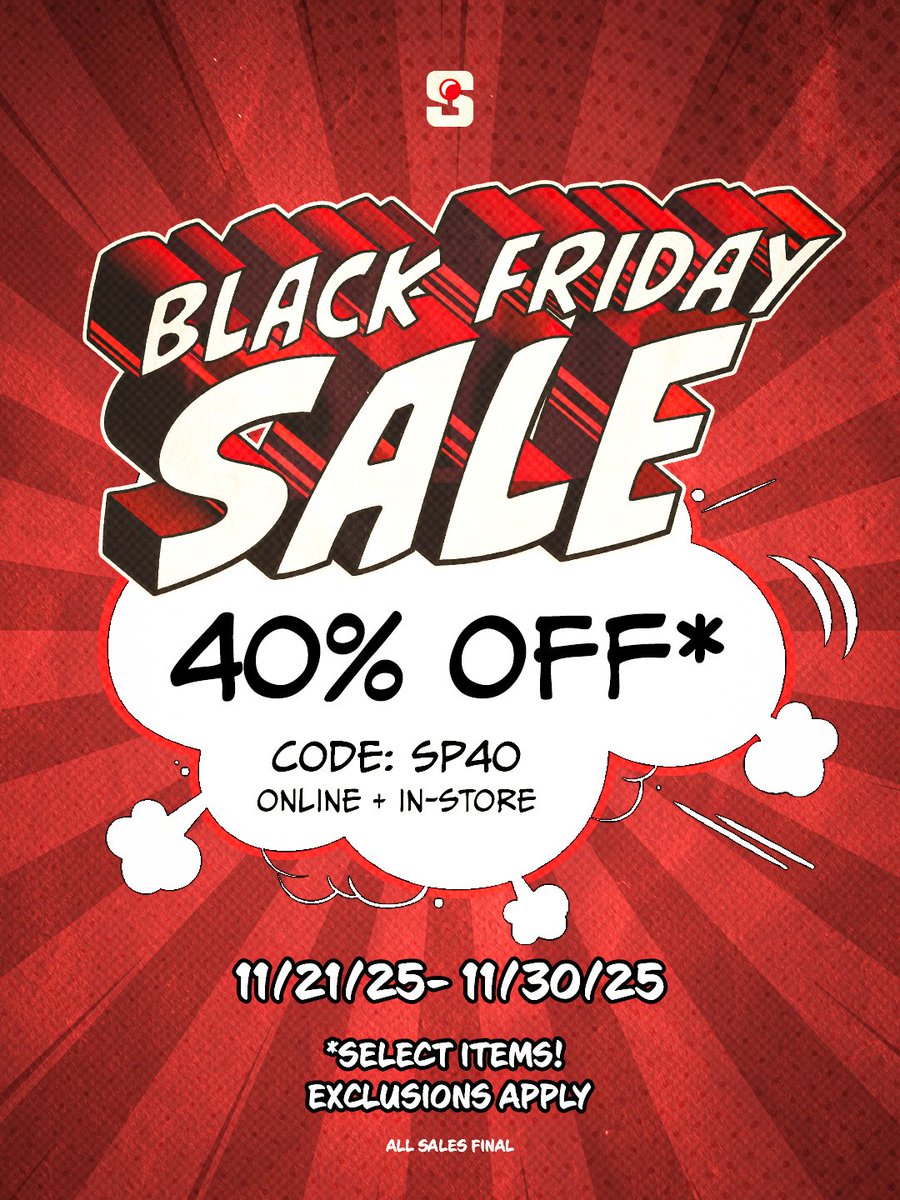 SHOP OUR BLACK FRIDAY SALE Select Items at 40% OFF Here -  ow.ly/yg9350Xz6LL