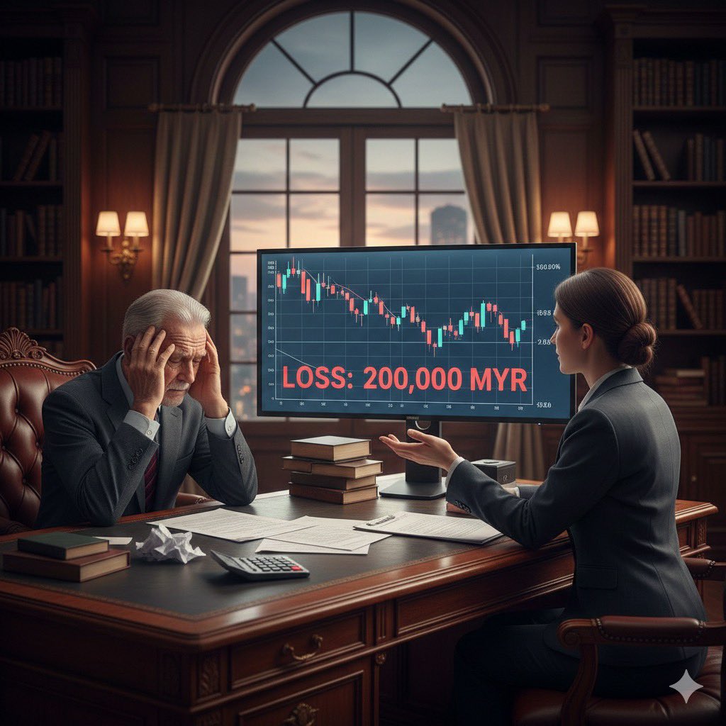 AiBee_Cha's tweet photo. A RM200K loss isn’t just numbers.
It’s emotion.
Everyone loses — what matters is what you do next.
Lock profits. Manage risk.
That’s financial planning. https://t.co/MJihLteBTL