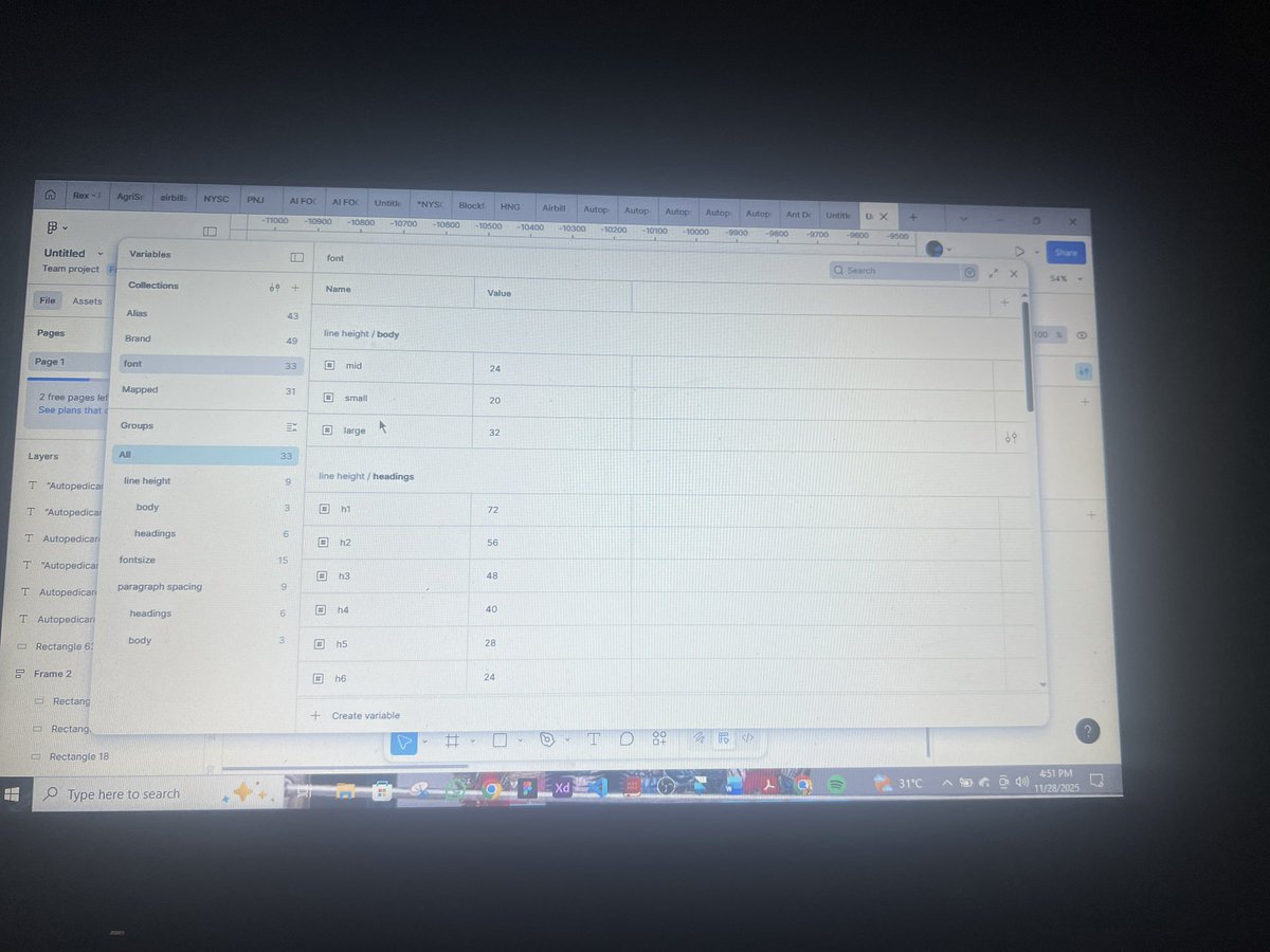 Dchurchboi's tweet image. For days now I have been on the process of building a brand design system, haven’t been easy though but I’m getting it done 
#uiuxdesign 
#designsystem 
#figma