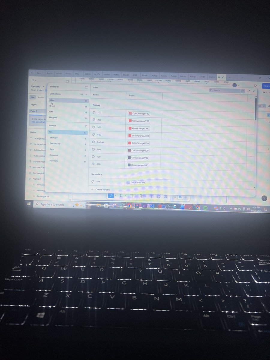 Dchurchboi's tweet image. For days now I have been on the process of building a brand design system, haven’t been easy though but I’m getting it done 
#uiuxdesign 
#designsystem 
#figma