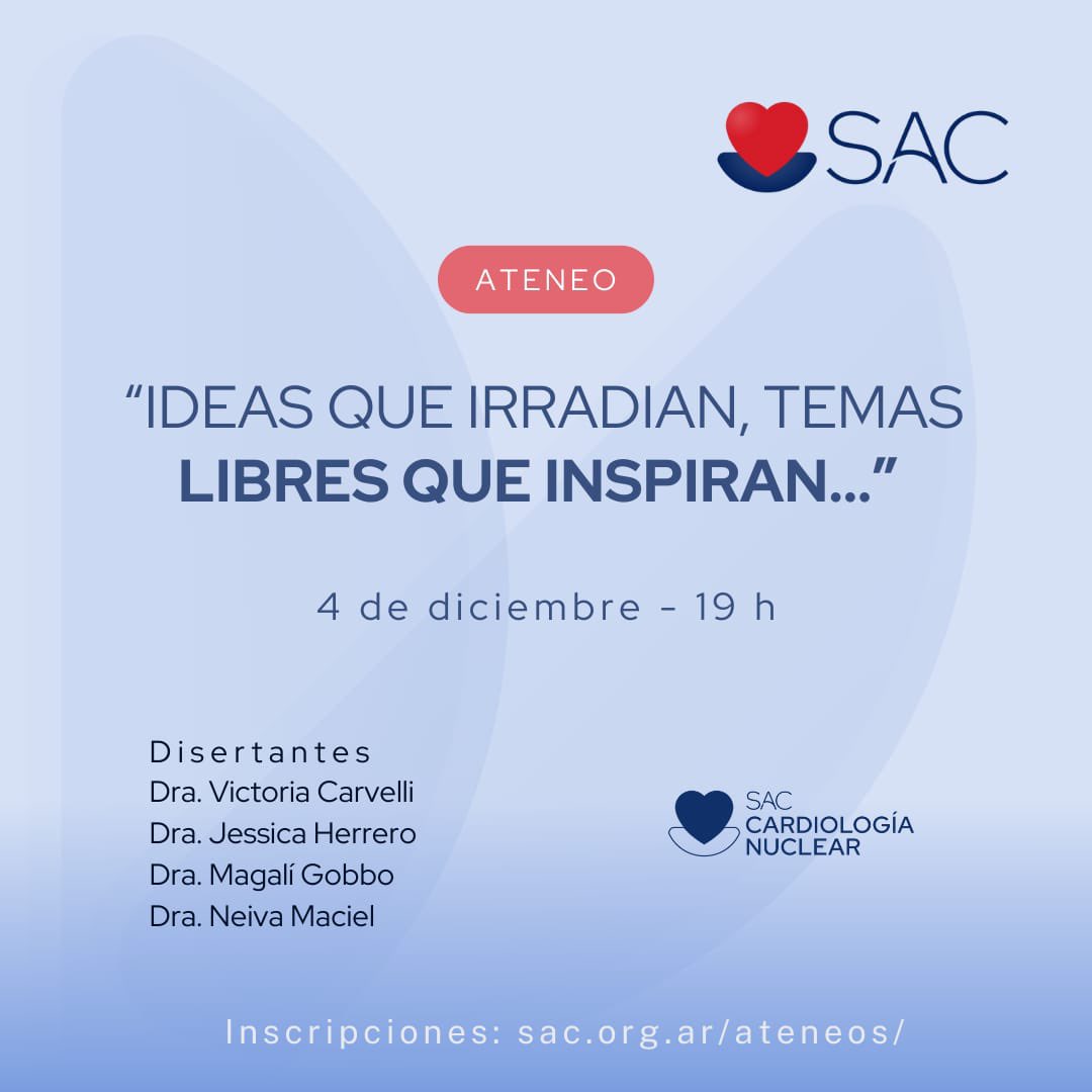 Consejo De Cardiologia Nuclear - SAC tweet media