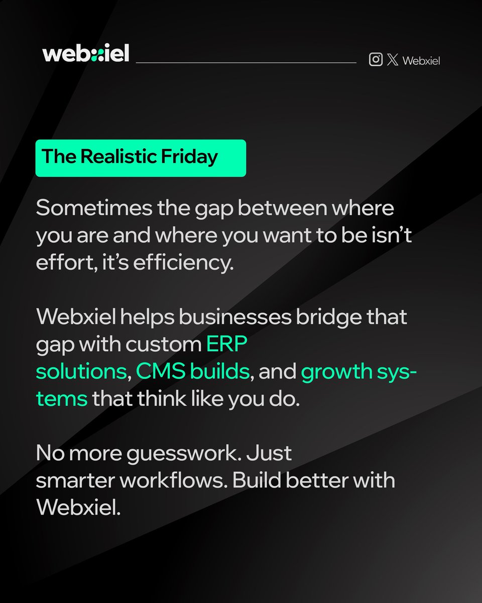 webxiel's tweet image. Ready to stop guessing and start growing?

Our team is here to help you simplify, scale, and show up with confidence. Send a DM to get started — your transformation starts the moment you reach out.

#webxiel #webstagram #businessowner #entrepreneurship