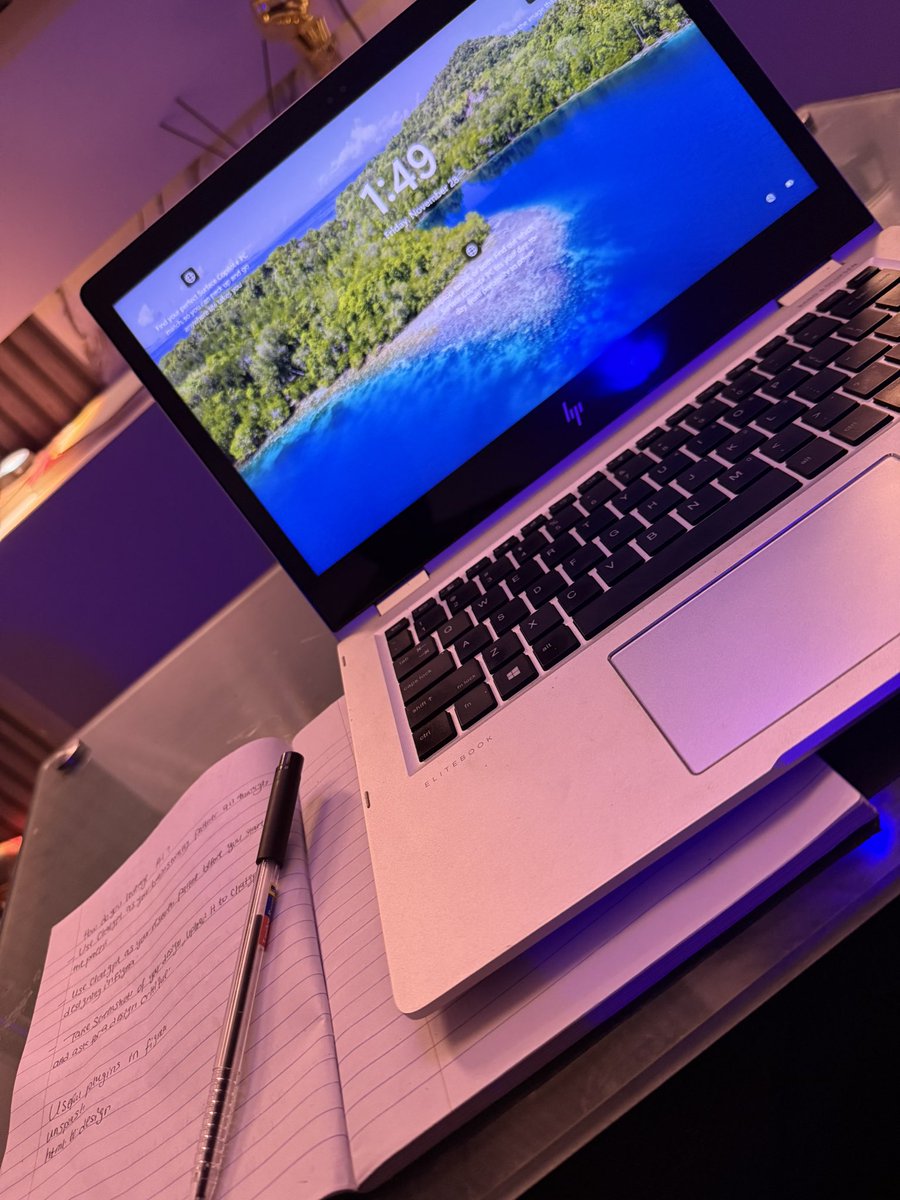 iamAttiye's tweet image. Yesterday was a learning day for me.
I spent time watching tutorials, understanding the basics, and getting comfortable with the tools.

No designs yet just building the foundation slowly.

Consistency isn’t only about posting, it’s about showing up, even quietly.

#TechJourney