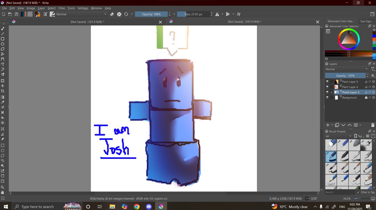 _TangoMango_x's tweet image. Ibispaint x user tries krita 💔 #dieofdeath #robloxart