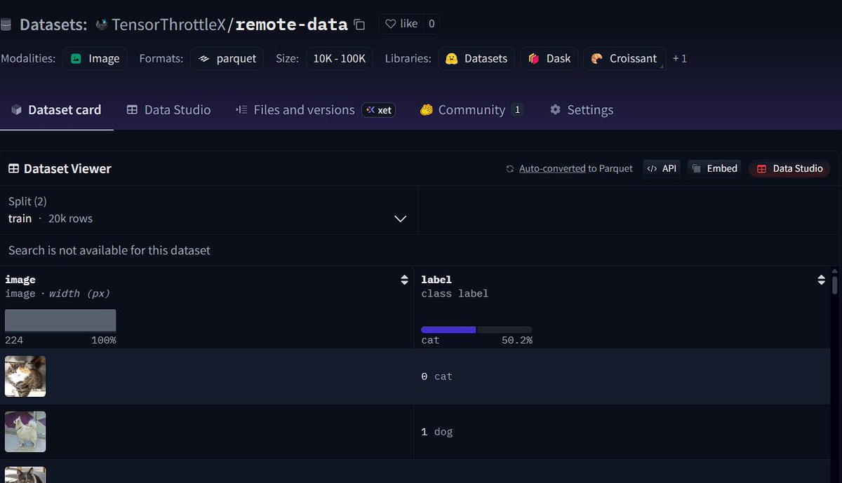TensorThrottleX's tweet image. Day 194 : DataScience Journey
Decoupled MLOps Architecture Validation: VGG16 Trained from Scratch Achieves 98.78% Validation Accuracy 
The hybrid Controller-Compute-Warehouse architecture is now fully operational and has been rigorously validated through end-to-end execution of a…