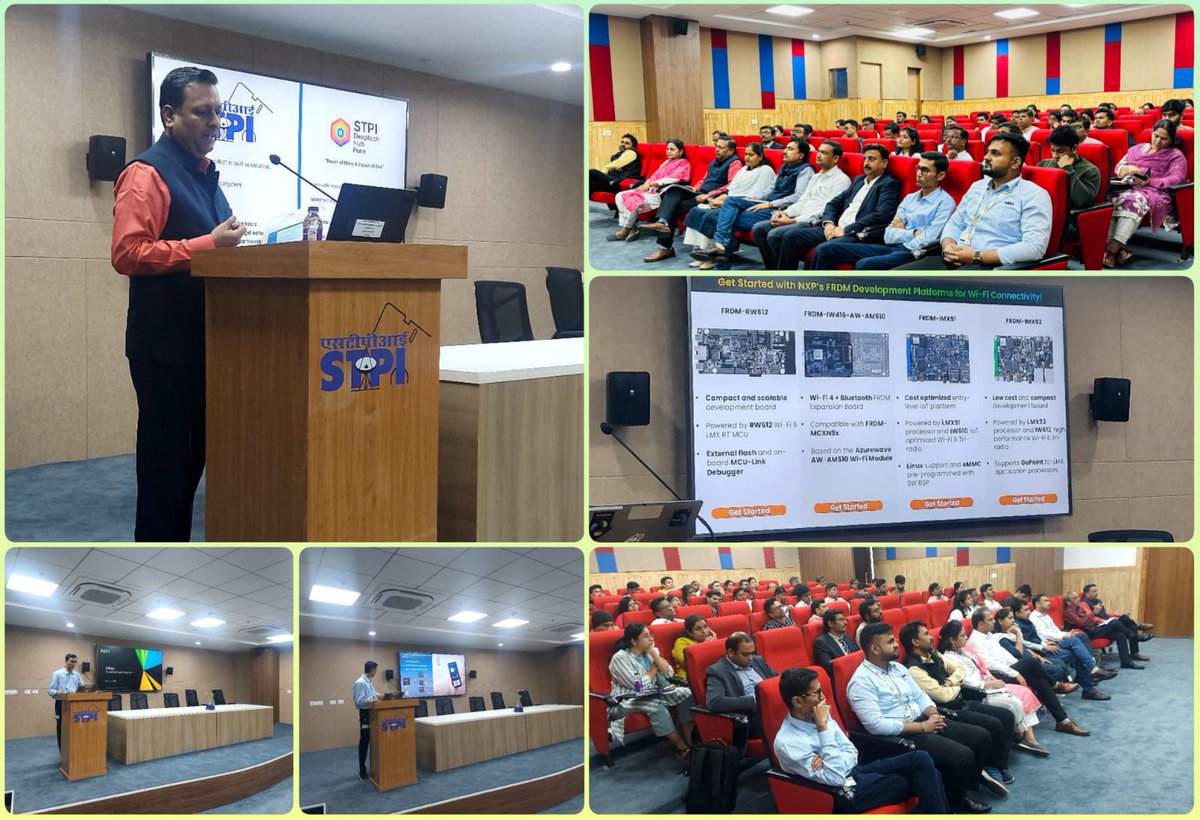 STPIPune's tweet image. STPI-Pune conducted a technical workshop in association with NXP India on the FRDM ecosystem today. Deliberations were given through live demonstrations, expert guidance and interactions &amp;amp; networking with startups.

#STPIINDIA #Innovation #EmbeddedSystems
@arvindtw @stpiindia