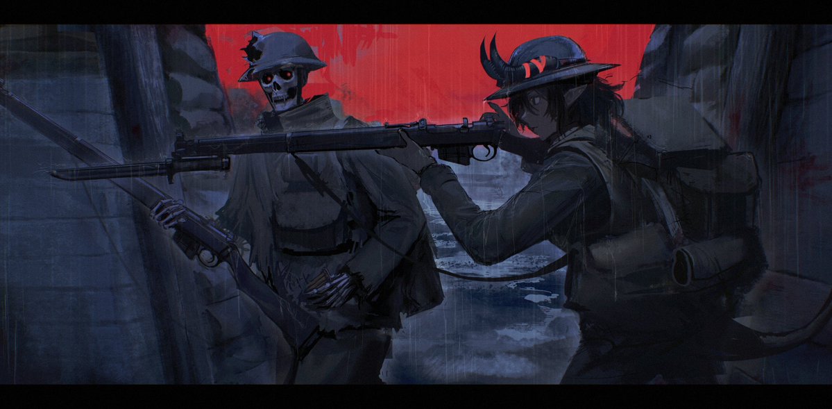 qtsuneudon's tweet image. no rest allowed for the wicked