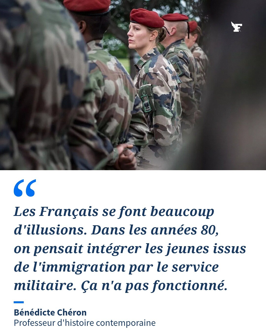 Bénédicte Chéron, maîtresse de conférences en histoire contemporaine à l’Institut catholique de Paris, spécialiste des armées, était l'invitée de Timothée Dhellemmes dans «Points de Vue». →