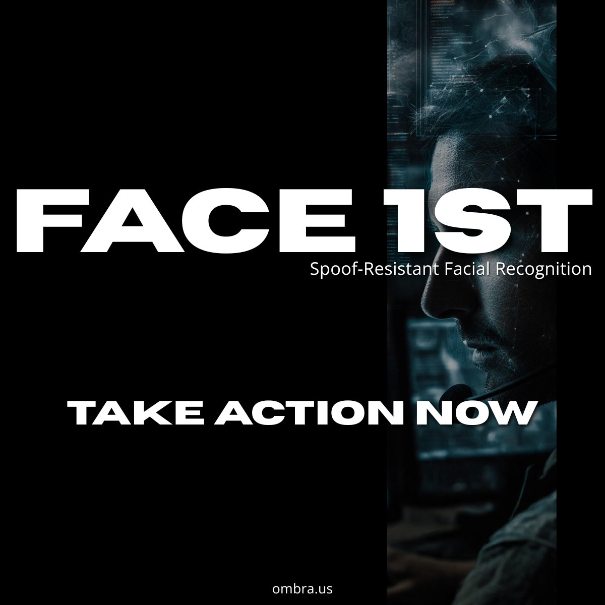OMBRA_LLC's tweet image. Strengthen Security With Face1st. 🔒

Our platform provides AI-powered facial recognition that separates live photos from spoofs, deepfakes, facial props, and more in seconds.

Ready to take action? Click to learn more⏩ zurl.co/3bVqj
#Face1st #AI #DefenseTech #Ombra