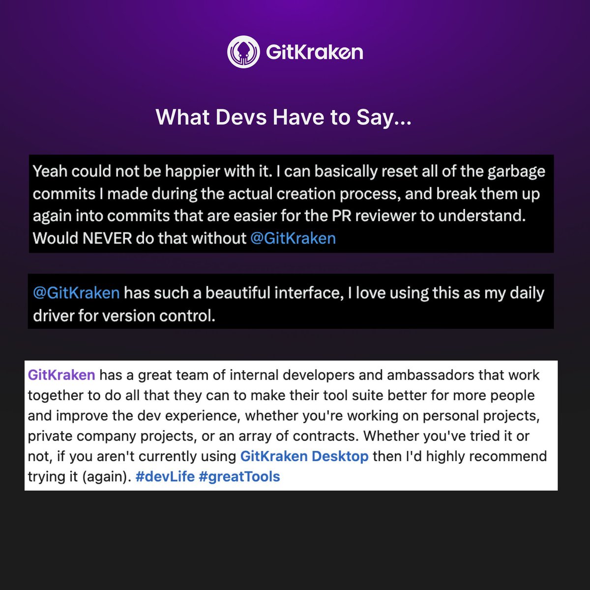 GitKraken's tweet image. Black Friday ends tonight and so does your chance to get 50% off GitKraken Pro. 

Finally, visual Git workflows that actually make sense at half the cost.

Don&apos;t miss it. 

gitkraken.com/black-friday-2…