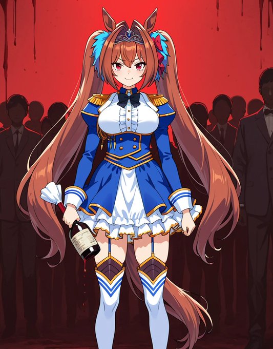 仁義なきスカーレット ※垂れているのはワインです 