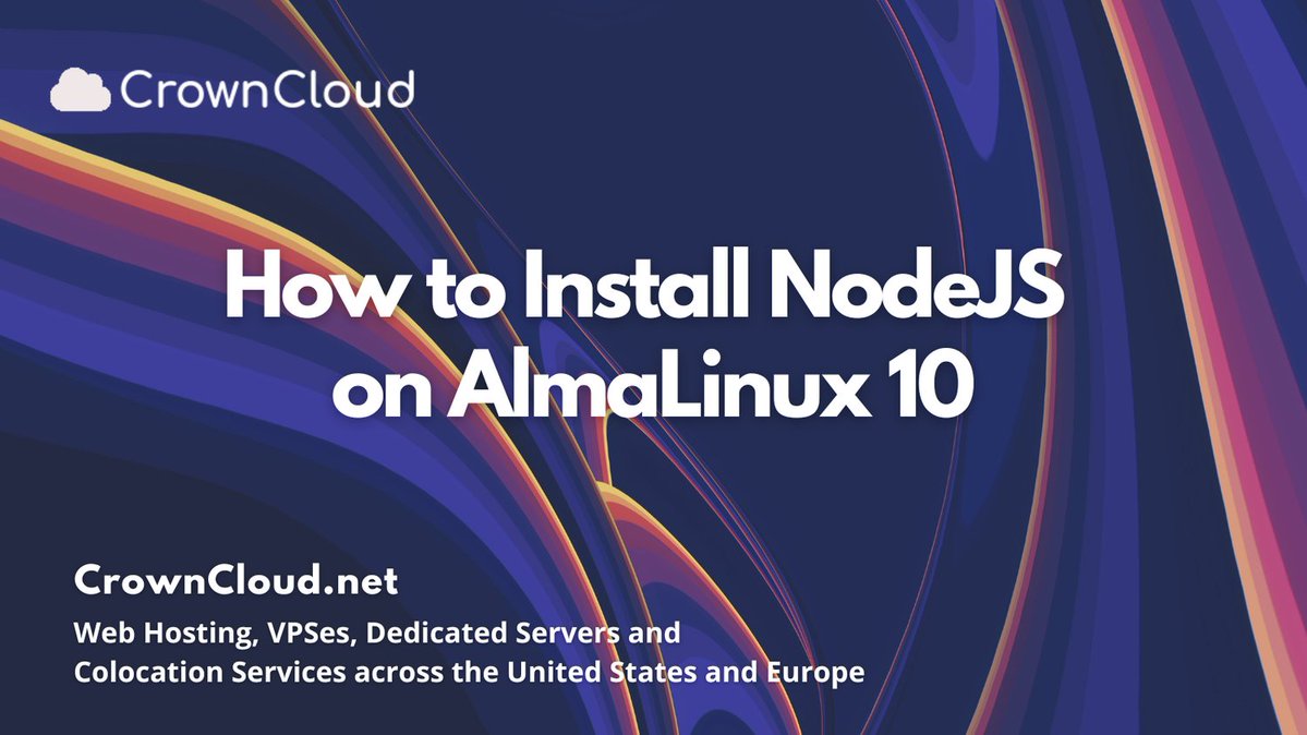 crownclouds's tweet image. Set up Node.js (LTS or Latest) on AlmaLinux 10 using NodeSource + Yum modules.
Perfect for APIs, apps &amp;amp; modern stacks.

wiki.crowncloud.net/?How_to_Instal…

#DevOps #LinuxAdmin #NodeJS