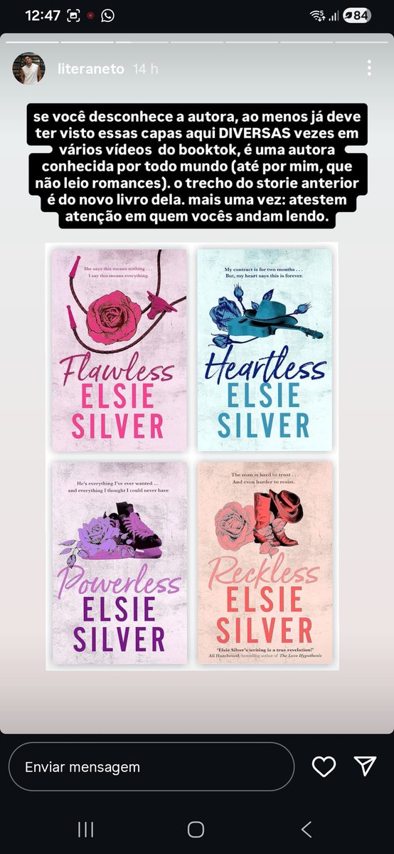 thaisboito's tweet photo. E fica pior: acabei de descobrir pela denúncia do literaneto e da luaninhareads esse tipo de regressão cognitiva aqui. Relacionar pele escura a algo sujo???? 

Elsie Silver é o nome da autora e eu vou deixar o vídeo da luaninhareads aqui nos comentários. https://t.co/kZNQOTCoRG