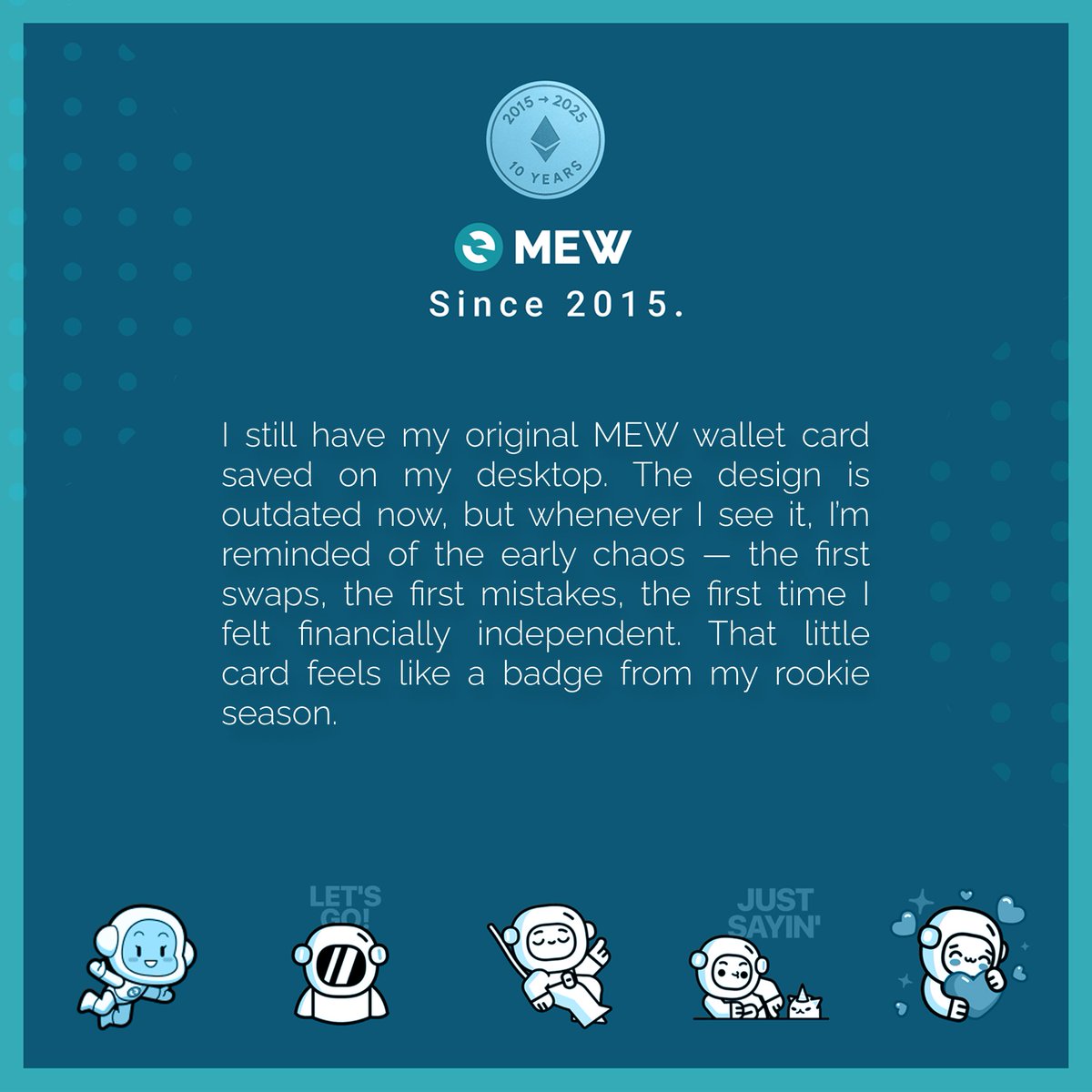 myetherwallet's tweet image. That little card feels like a badge.