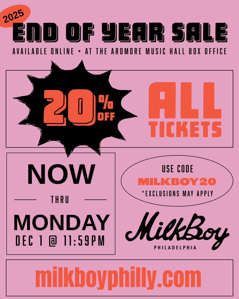 MilkBoy Philadelphia (@MilkBoyPhilly) / Posts / X