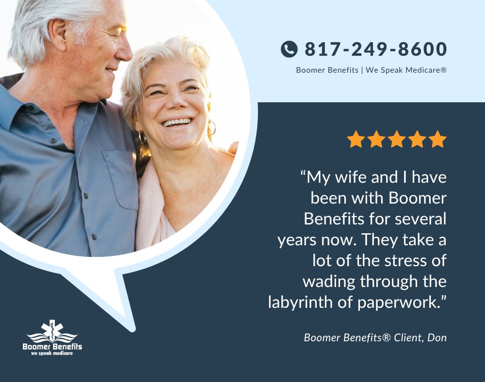 Review of the week | boomerbenefits.com | 817-249-8600

Want to see more reviews from our clients?
boomerbenefits.link/j5a

#WeSpeakMedicare #BoomerBenefits #Medicare #CustomerService #ClientReviews