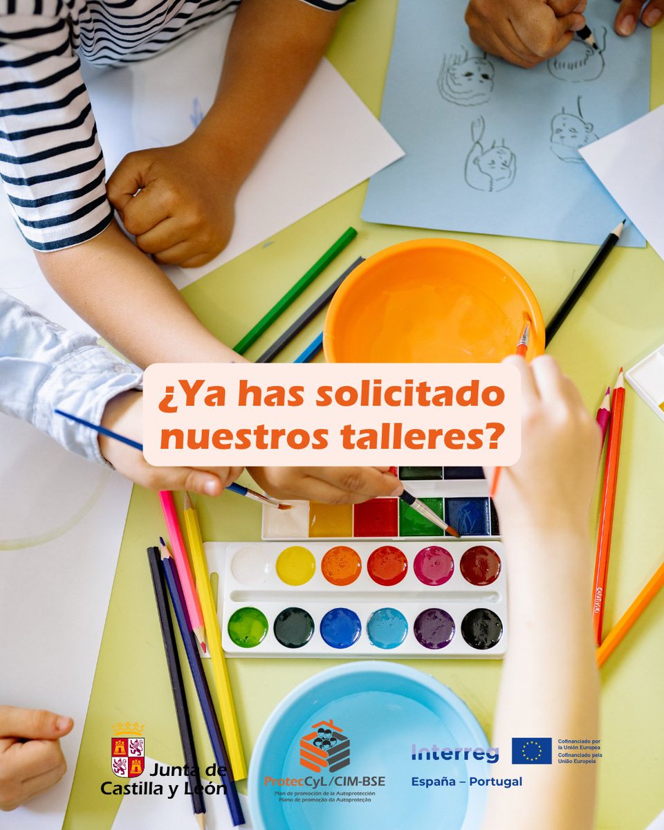 🇪🇸 ¿Tu centro escolar ya ha solicitado nuestros talleres de autoprotección?

🇵🇹 A sua escola já solicitou os nossos workshops de autoproteção?
#ProtecCyL #CIMBSE #EducaciónPreventiva