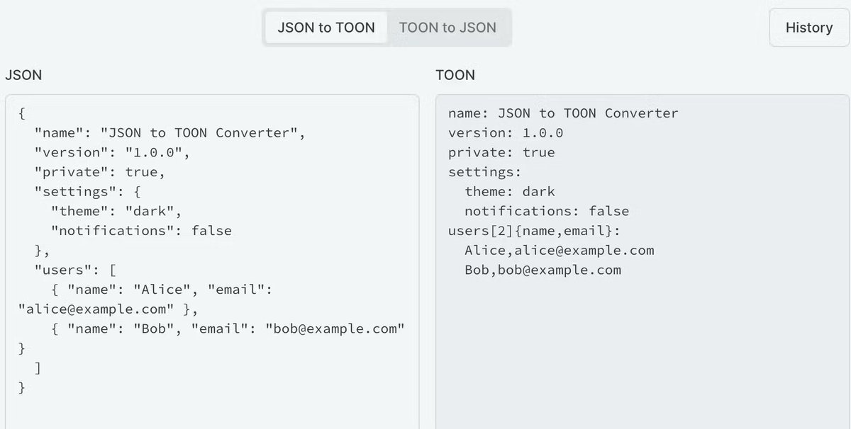 andresvilarino's tweet image. Meet #TOON, the Format Helping #LLMs Shed JSON’s Extra Weight 

#LargeLanguageModels #AI #ArtificialIntelligence #Tech #Technology 

hackernoon.com/meet-toon-the-…