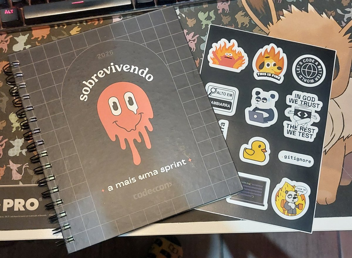 jeniblo_dev's tweet image. 2026 não vai ter desculpa preu não me organizar pq eu tenho uma agenda bonita da @codecondev ❤️