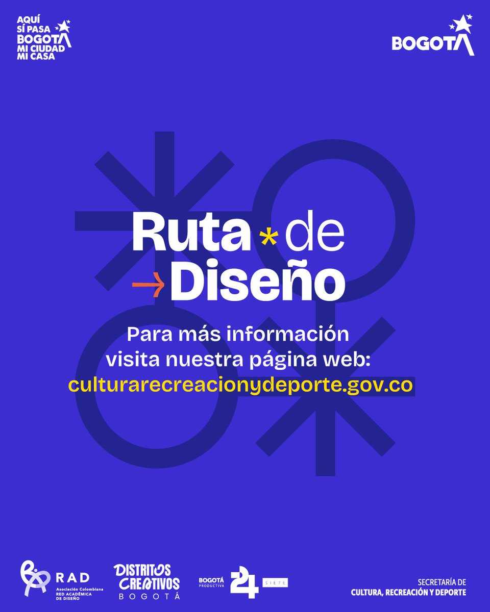 CulturaenBta's tweet photo. 🤩 Del 1 al 4 de diciembre se realizará la XVI edición del Encuentro Diseño Social, una apuesta para este sector  como herramienta de desarrollo social, fortalecimiento comunitario y transformación urbana, con un énfasis especial en el #DistritoCreativo San Felipe.

Este encuentro convocará a estudiantes, docentes, investigadores, diseñadores y profesionales de múltiples disciplinas a realizar recorridos y a presentar ponencias, talleres, proyectos y obras que aporten nuevas miradas y metodologías. 

🖍️🎨 Si te mueve el diseño con propósito, inscríbete y haz parte de estos espacios que están reimaginando Bogotá ➡️ https://t.co/ml9mAV0BAI