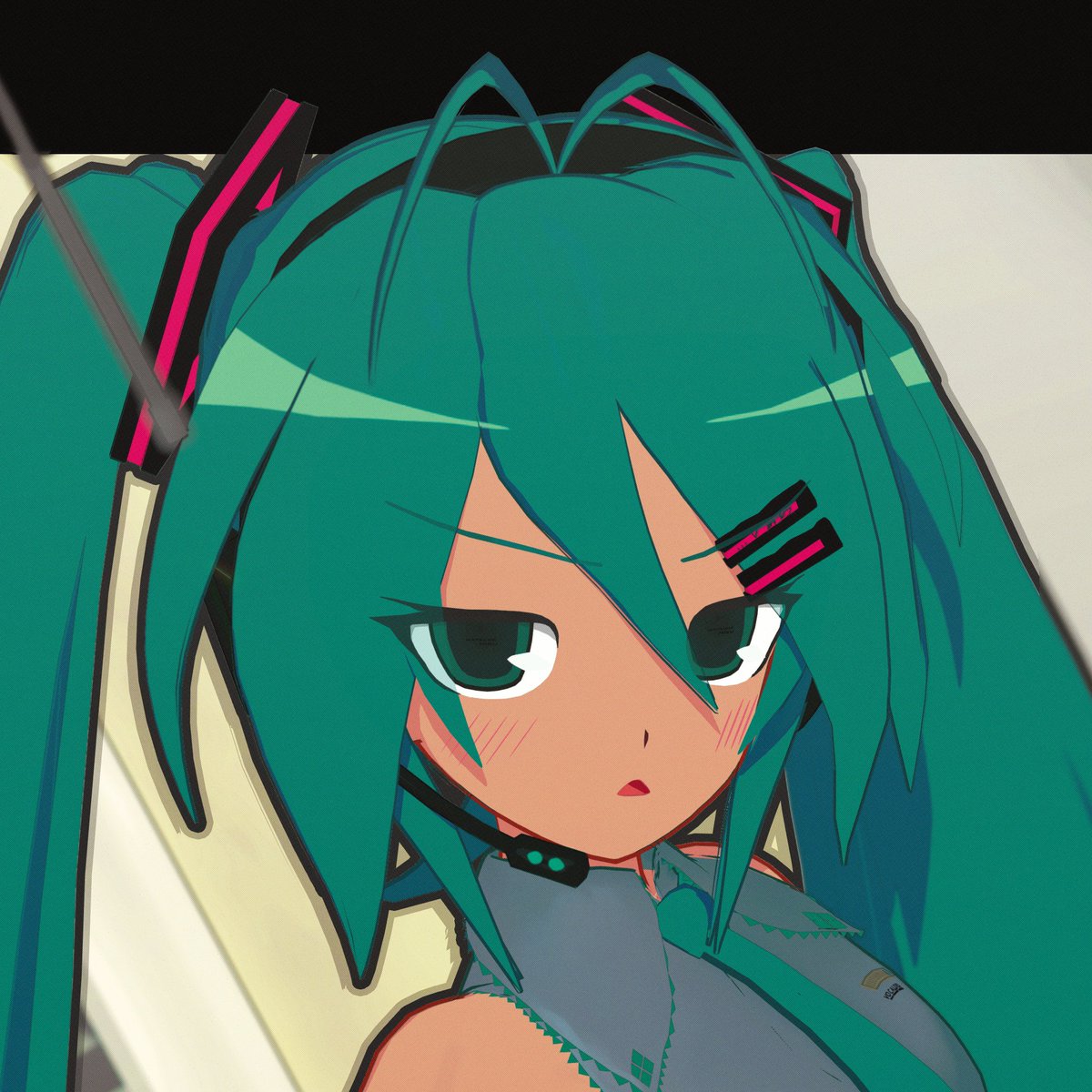 majin_kz's tweet image. Miku&apos;s cooking up some leeks!🍳
I&apos;m sure Miku&apos;s cooking skills have improved from last time, right? Wait! The food looks totally weird!
... Well, if I wanted an android who could cook I should&apos;ve gotten a maid robot or something. VOCALOIDs are made for singing, after all...