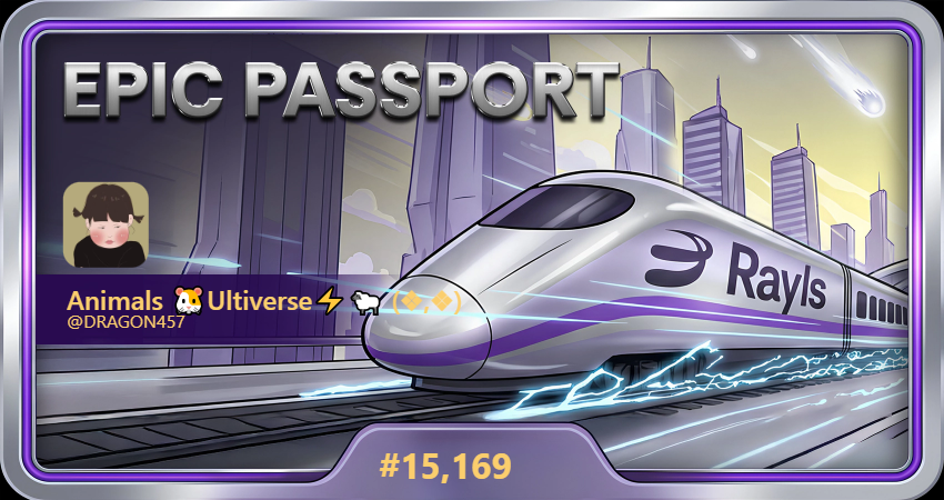 DRAGON457's tweet photo. The Rayls manifesto just went live. The early passports are disappearing fast! Get yours before the train leaves the station.

#15,169!

 https://t.co/lFGcE1EDvX https://t.co/ahaGF8H9Fu