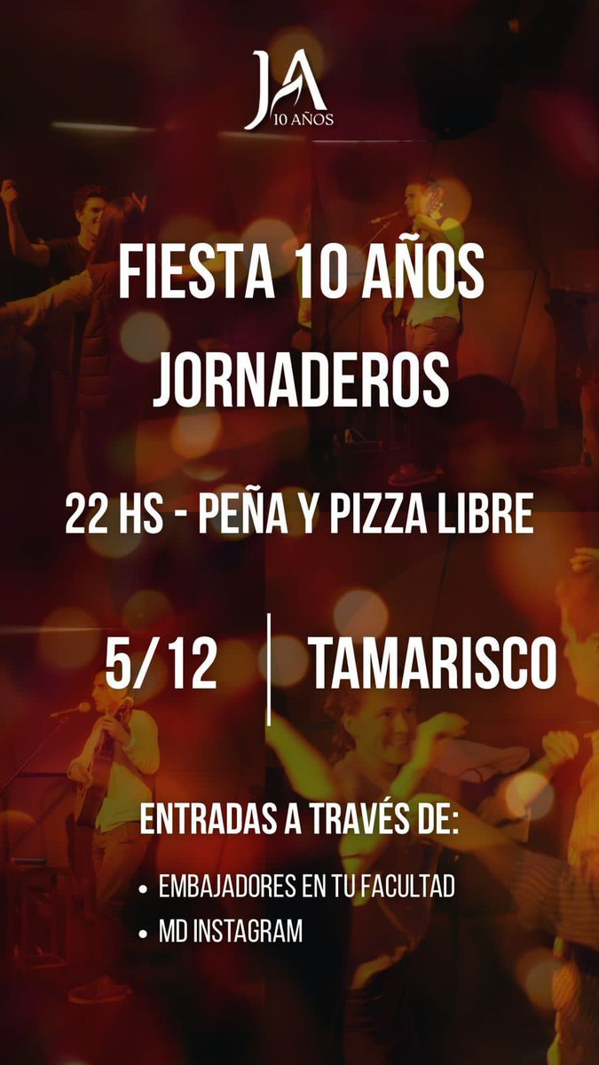 Hola!! Conocés a <a href="/JornaderosAgro/">JornaderosAgro</a> ??

Jornaderos agrupa a jóvenes de distintas universidades del país en planteles y organizan jornadas y actividades con empresarios y organizaciones de la agrobioindustria.

Es la conexión entre la facultad y la vida profesional, y cumplen 10 años