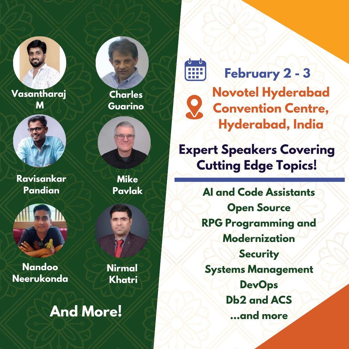 COMMONug's tweet image. Get ready for COMMON India 2026, the premier event for IBM i professionals in India! Dive into cutting-edge topics, learn from world-class speakers, and connect with a vibrant community of innovators.

🔗Learn More and Register Today: hubs.li/Q03VFkSX0