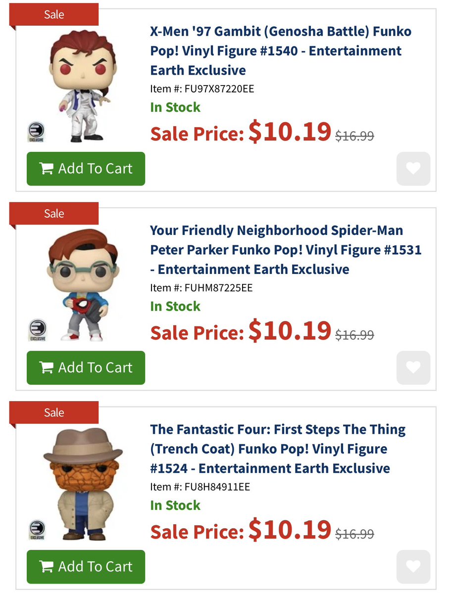 DisTrackers's tweet image. EE’s Black Friday Sale is going on now! Save on Pops and more!
.
ee.toys/10OXSQ
.
#Ad #Funko #FunkoPop #Collectibles