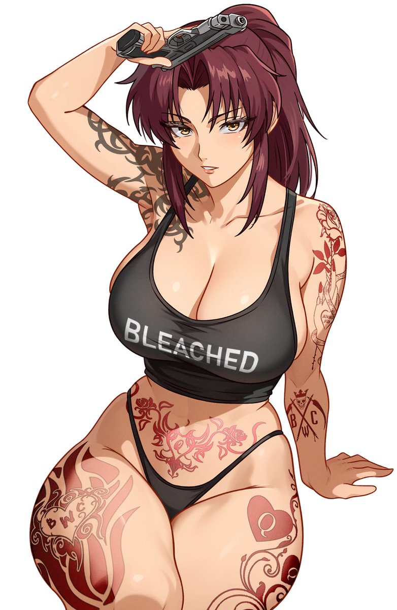 Bleached Revy 🫦❤️ 

#hentai #NSFW #lewd #HentaiCommunity #BLEACHED #BWC #WWO #whiteworld #OWLM