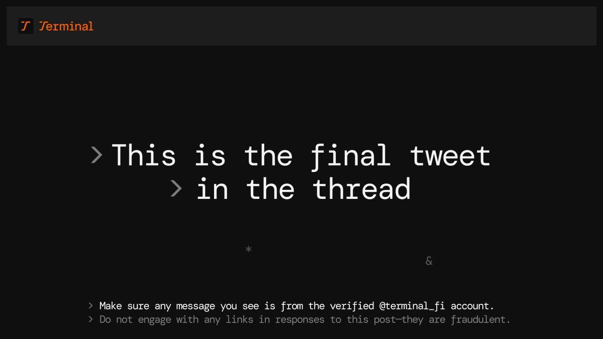 Terminal Finance tweet media