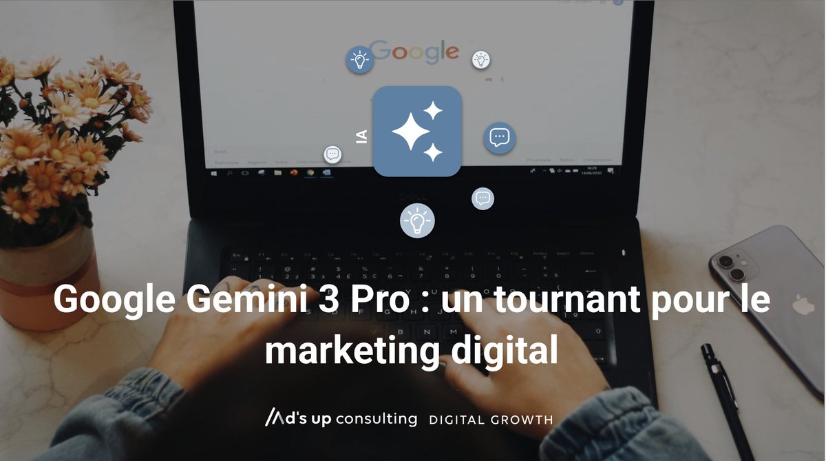 📈 Google change la donne avec Gemini 3 Pro.

À retenir :
• n°1 mondial avec 1501 pts sur LMArena
• Gemini 3 Deep Think, pensé pour une réflexion parallèle ultra-avancée

Pour la suite, notre article 👉🏻 urlr.me/jvwZE