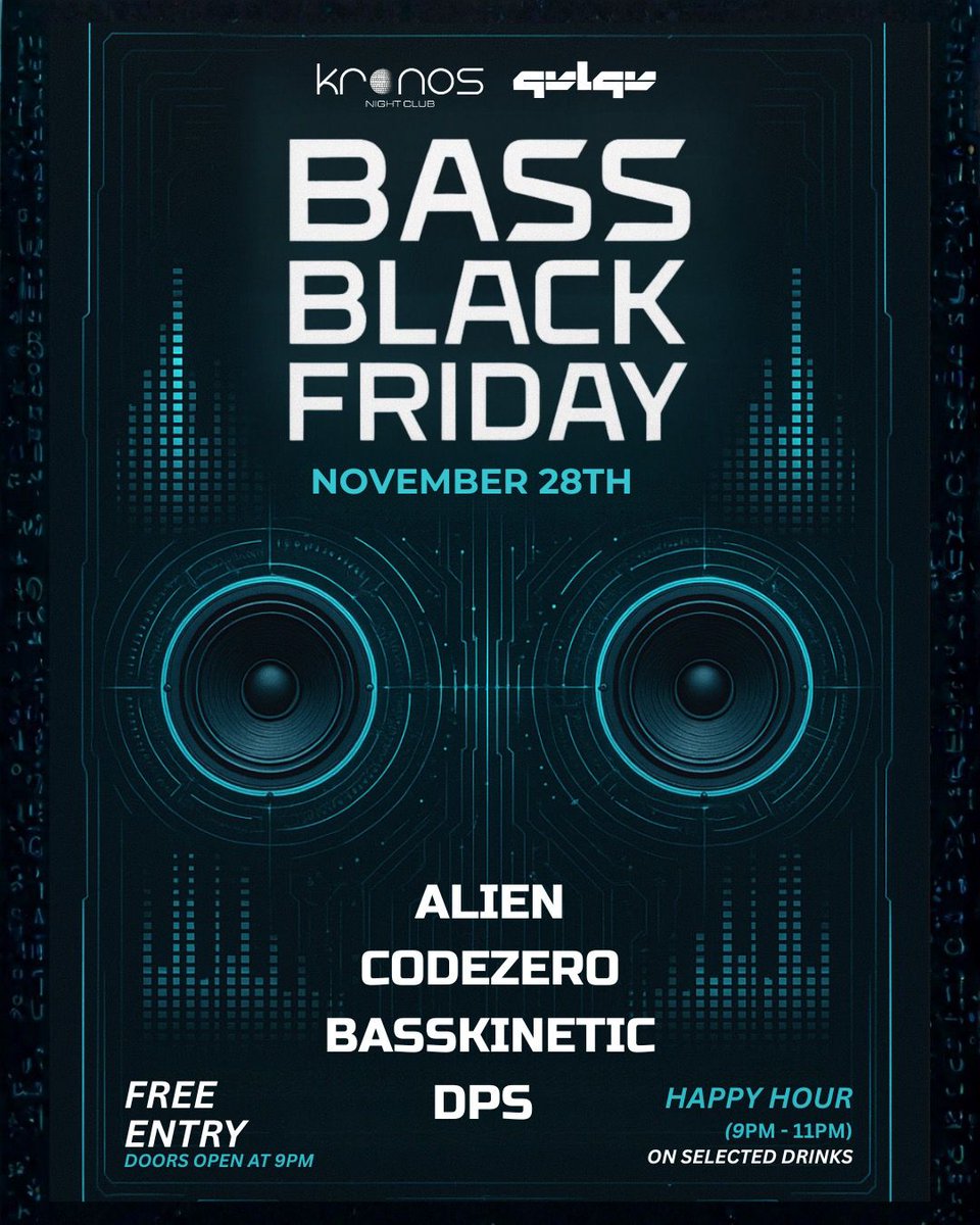 djalienpr's tweet image. Today I play early, be there at 9:00PM.  I will be testing new music @qvlqv #drumandbass #dnb