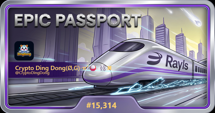 CryptoDingDong's tweet photo. The Rayls manifesto just went live. The early passports are disappearing fast! Get yours before the train leaves the station.

#15,314!

https://t.co/ya8HkdHhNg https://t.co/EIO8maOBGl